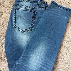 Miss Me Slim Straight Blue Jeans